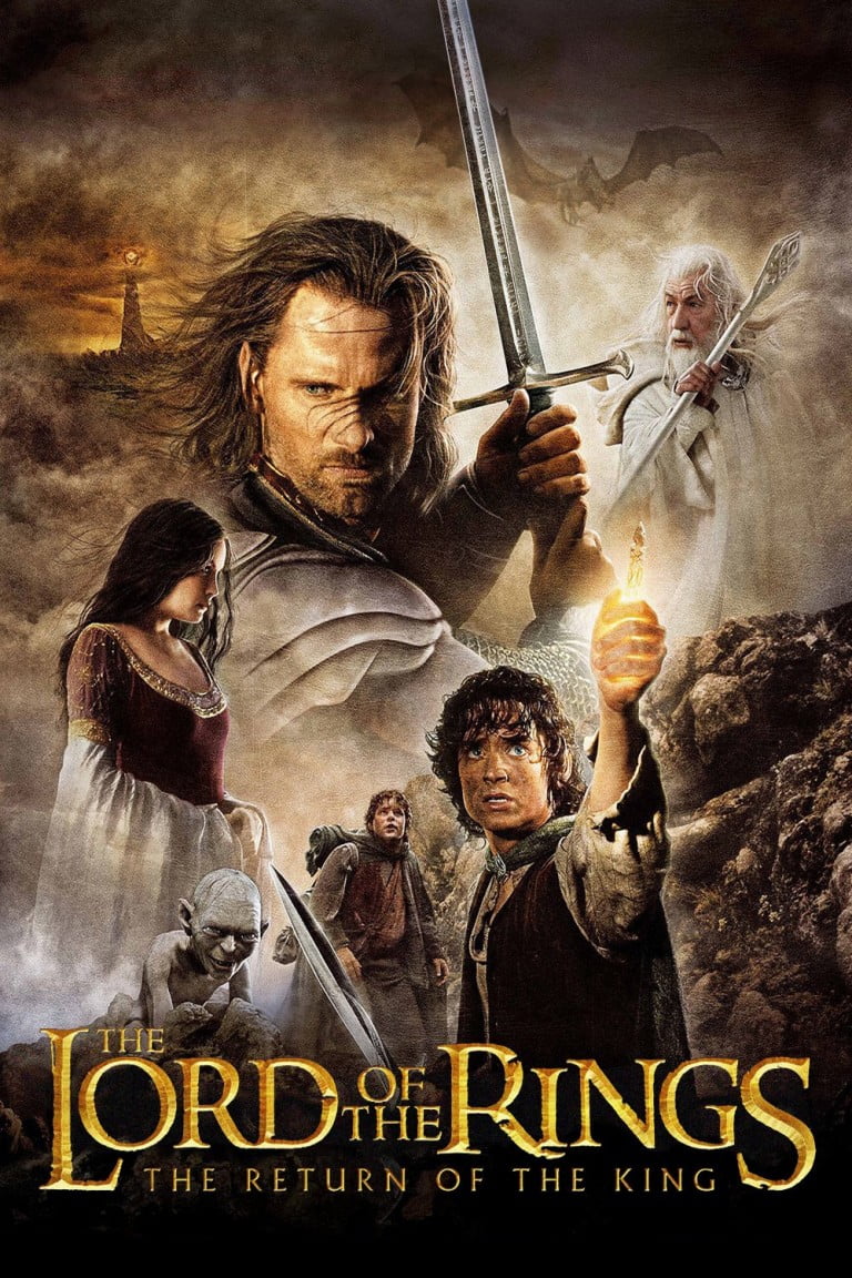Poster for the filmen "Ringenes Herre : Atter en konge"