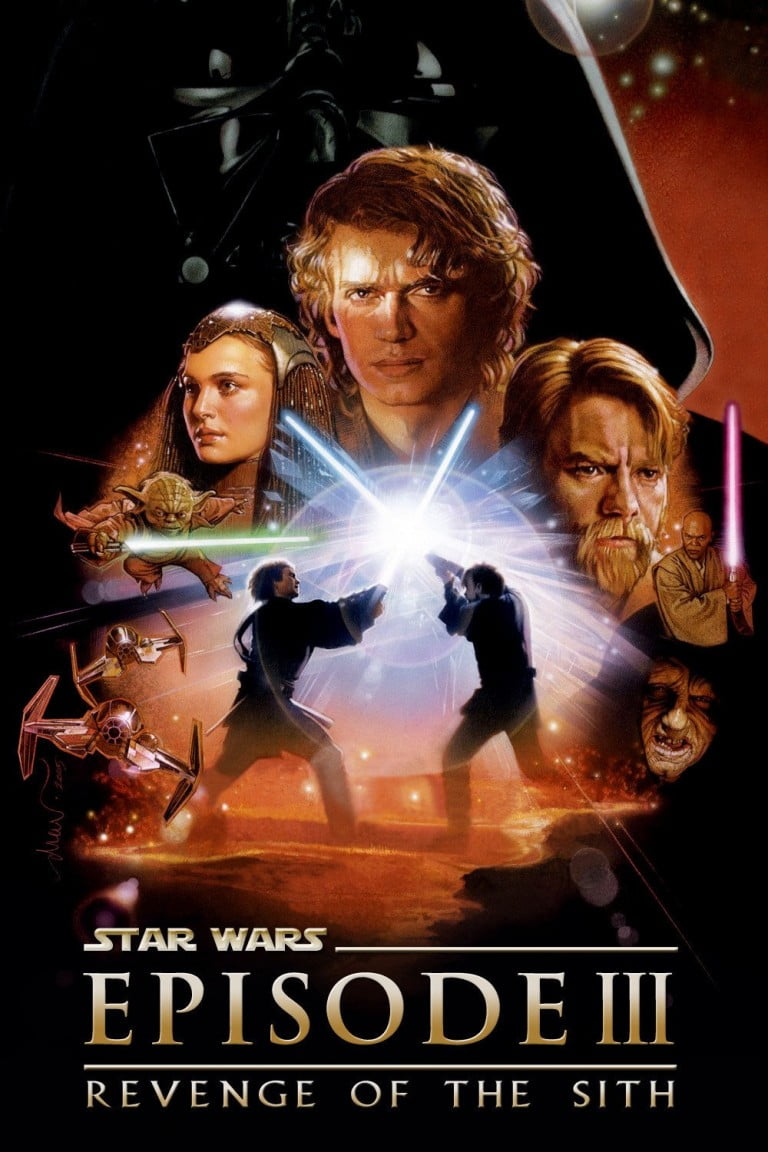 Poster for the filmen "Star Wars: Episode III - Sithene Tar Hevn"