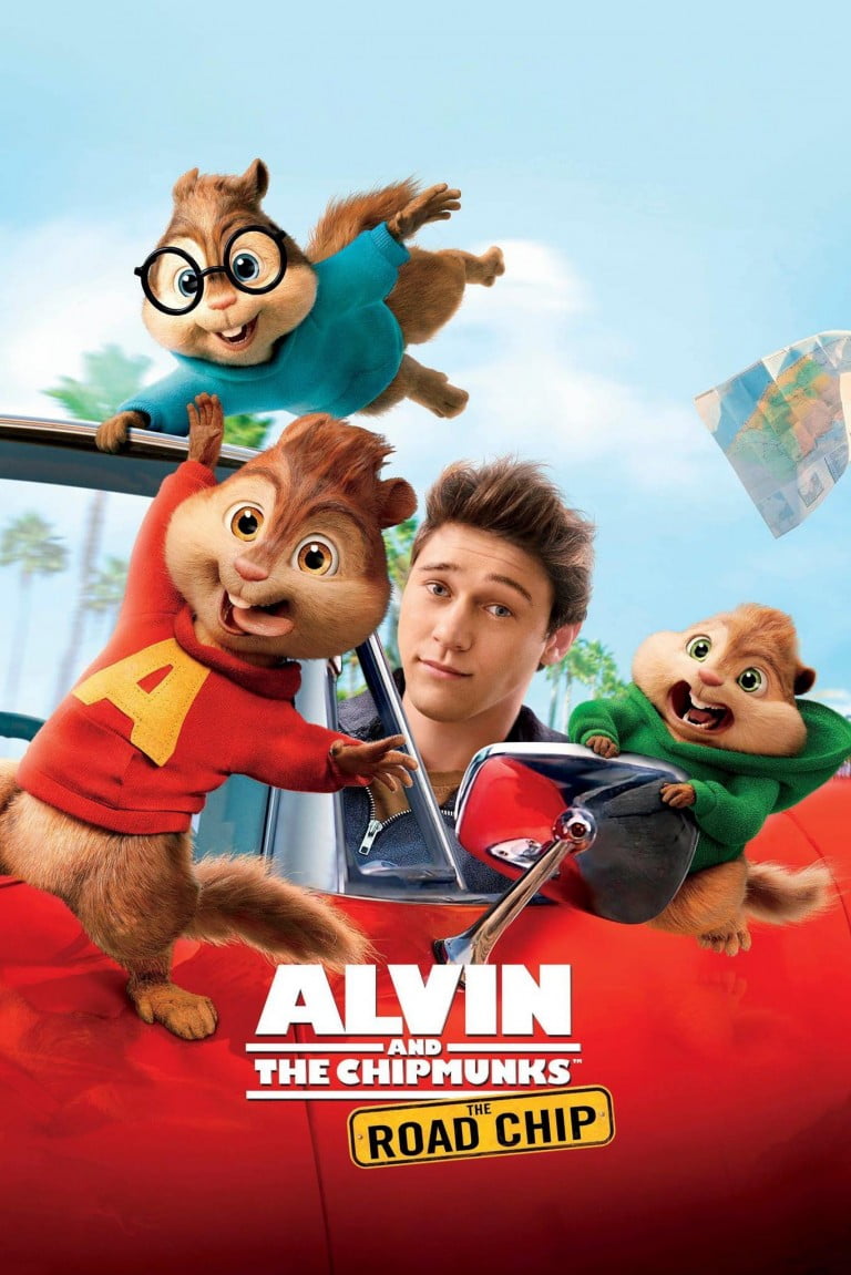 Poster for the filmen "Alvin and the Chipmunks: The Road Chip"