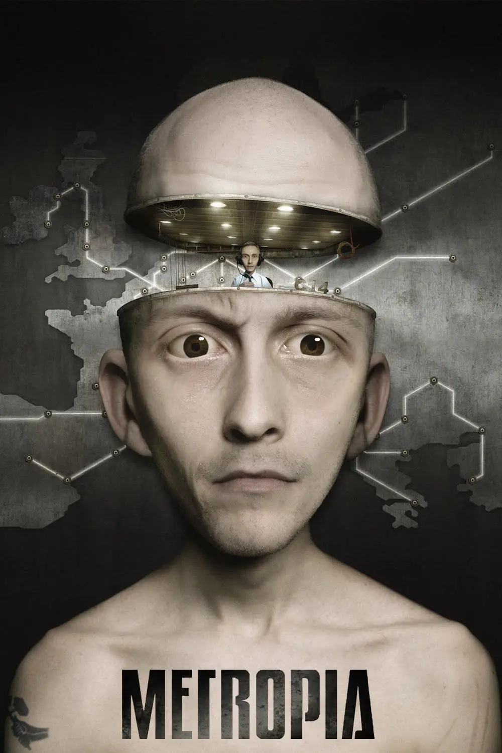 Poster for the filmen "Metropia"