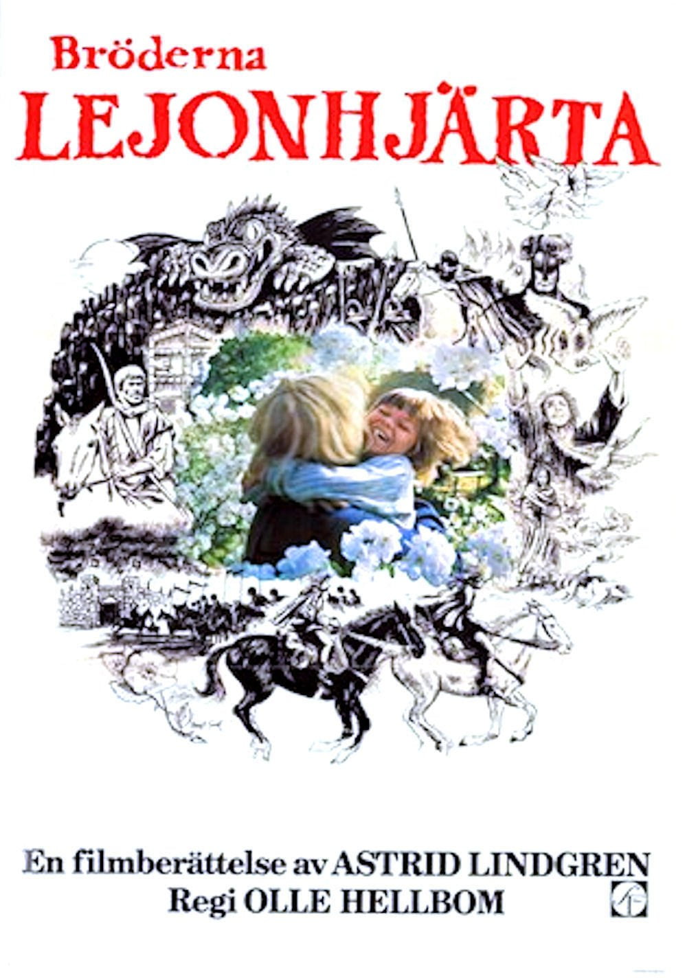 Poster for the filmen "Brødrene Løvehjerte"
