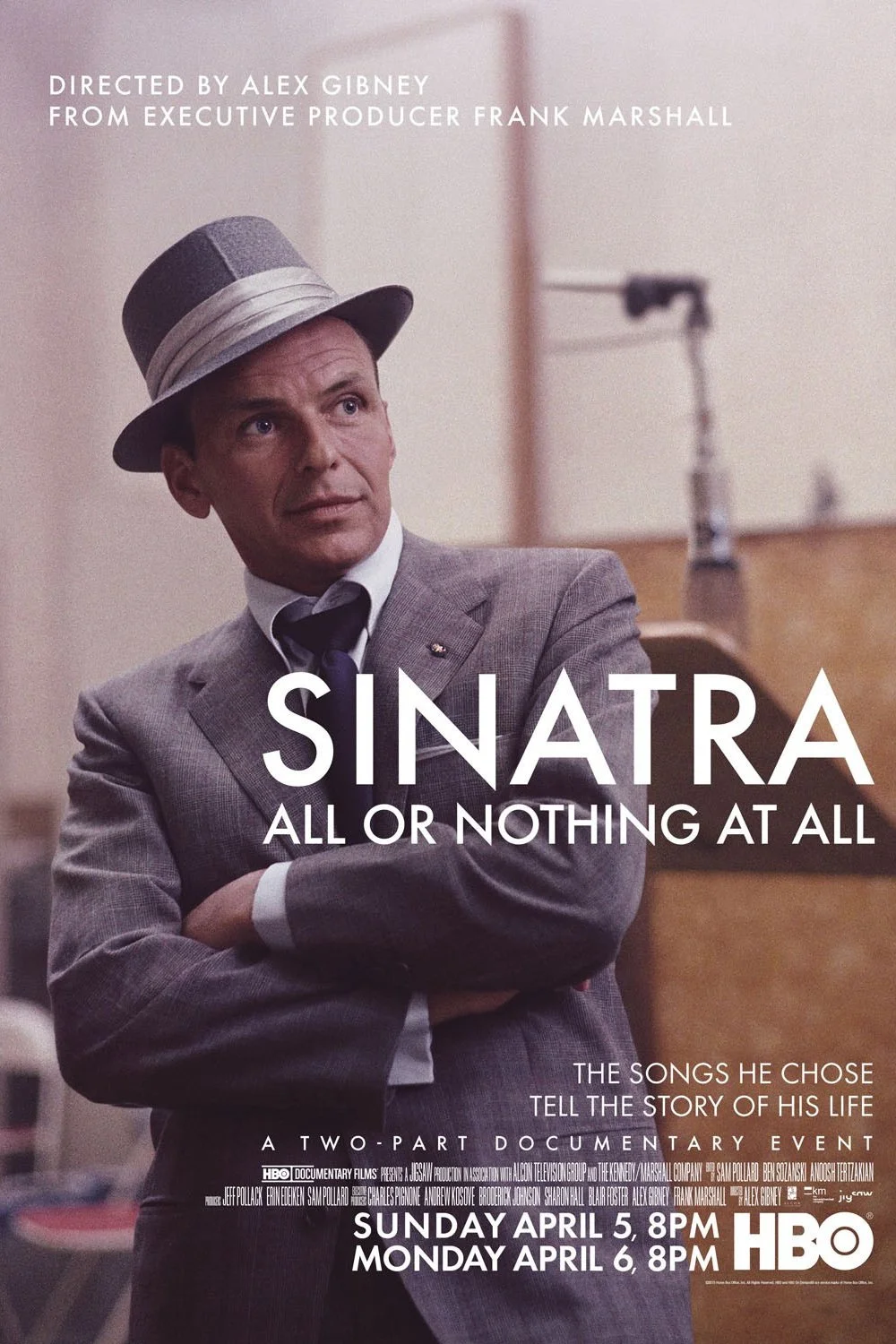 Poster for the filmen "Sinatra: All or Nothing at All"