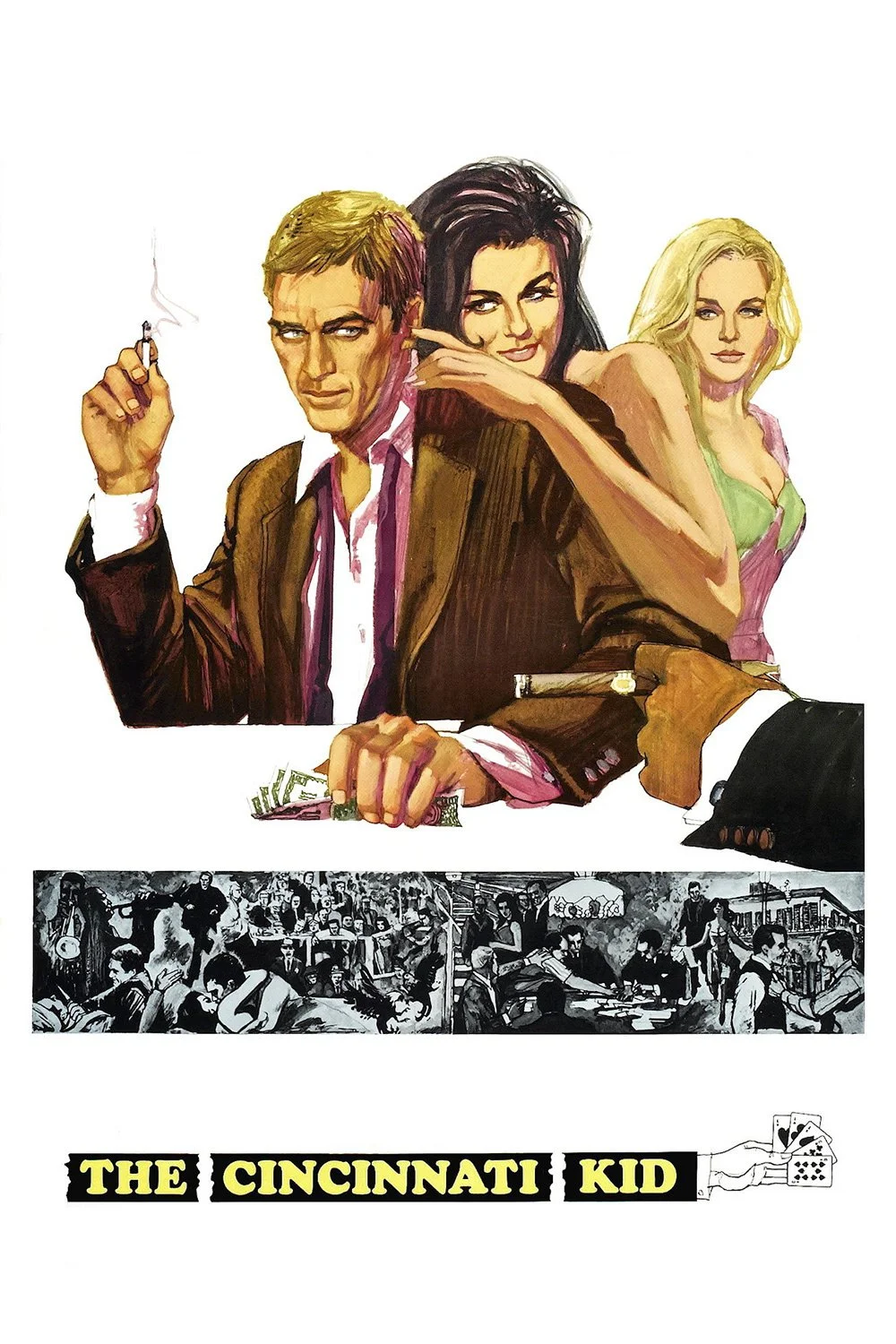 Poster for the filmen "The Cincinnati Kid"