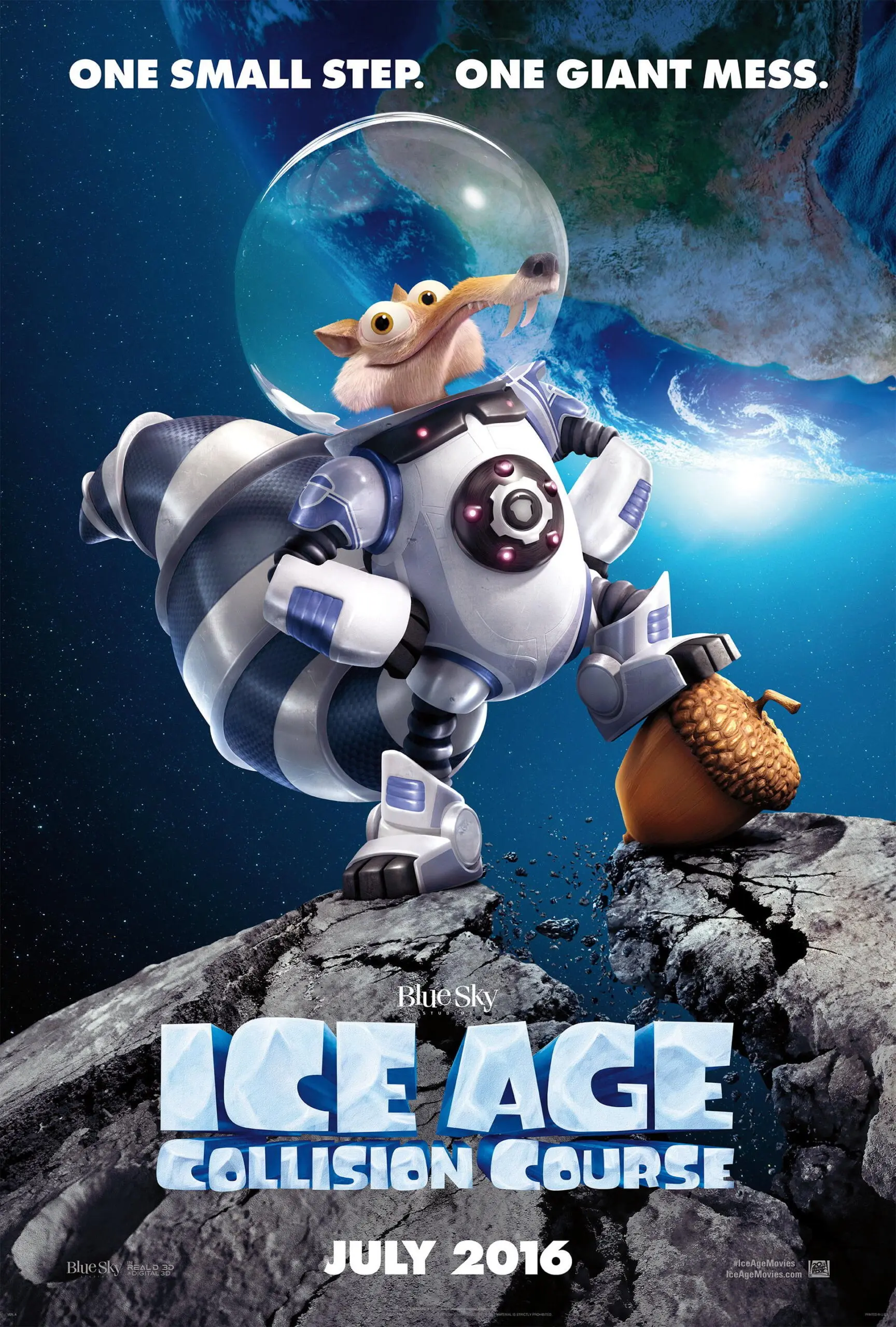 Poster for the filmen "Ice Age: Collision Course"