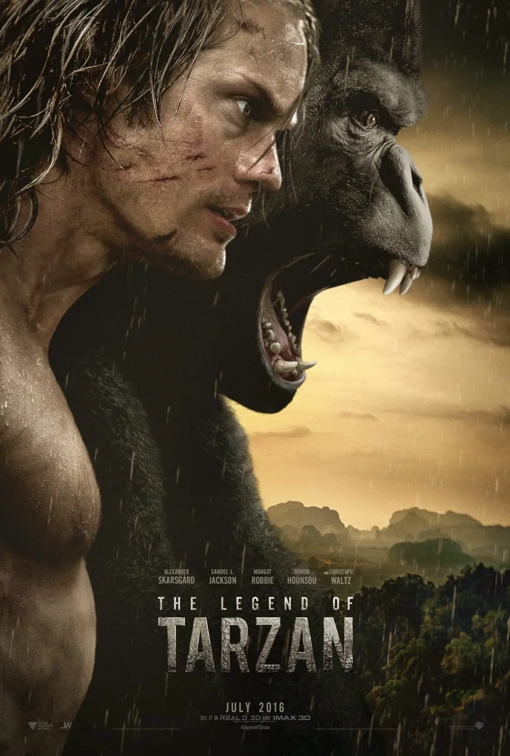 Poster for the filmen "The Legend of Tarzan"