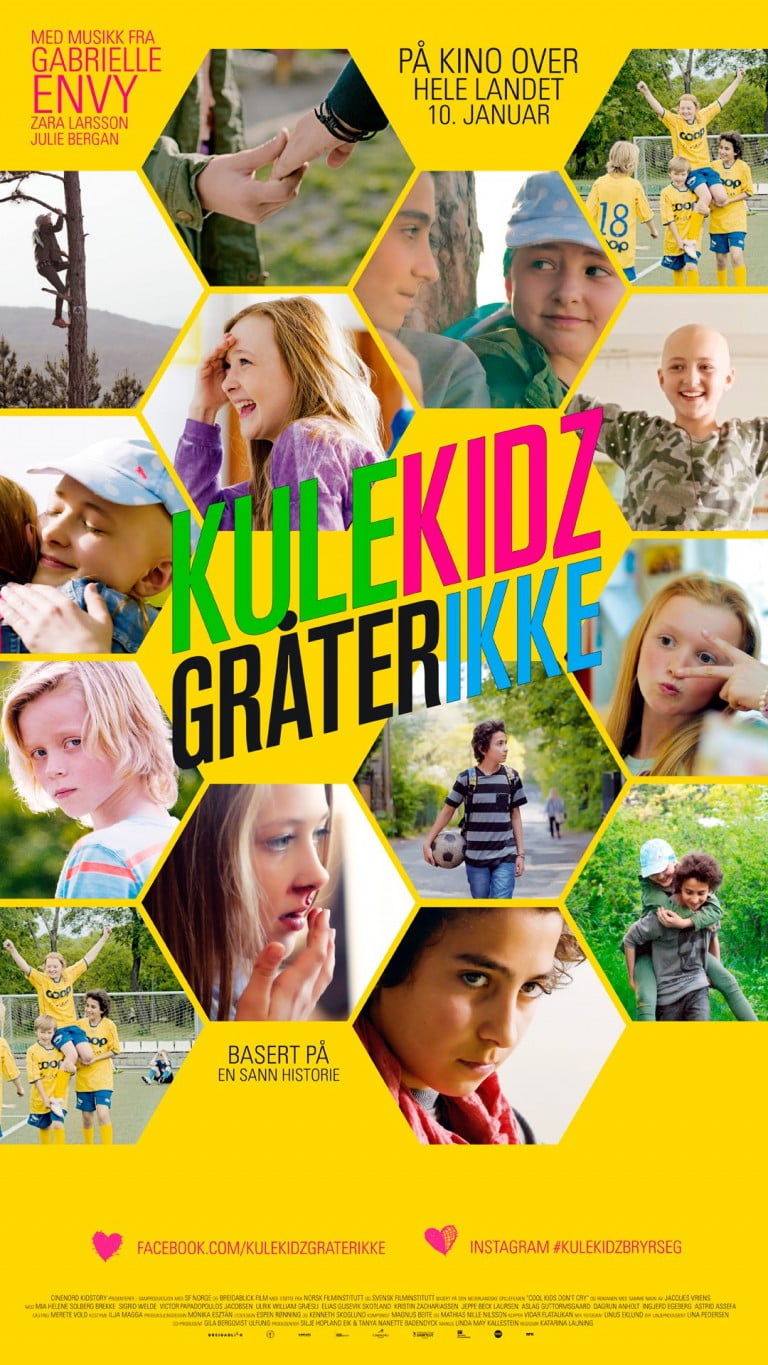 Poster for the filmen "Kule kidz gråter ikke"