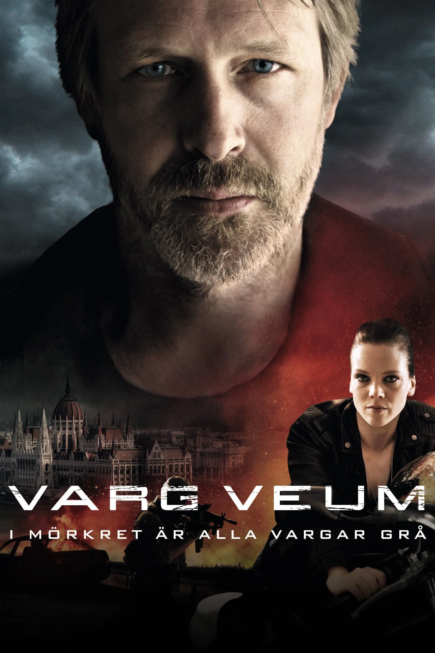 Poster for the filmen "Varg Veum - I mørket er alle ulver grå"