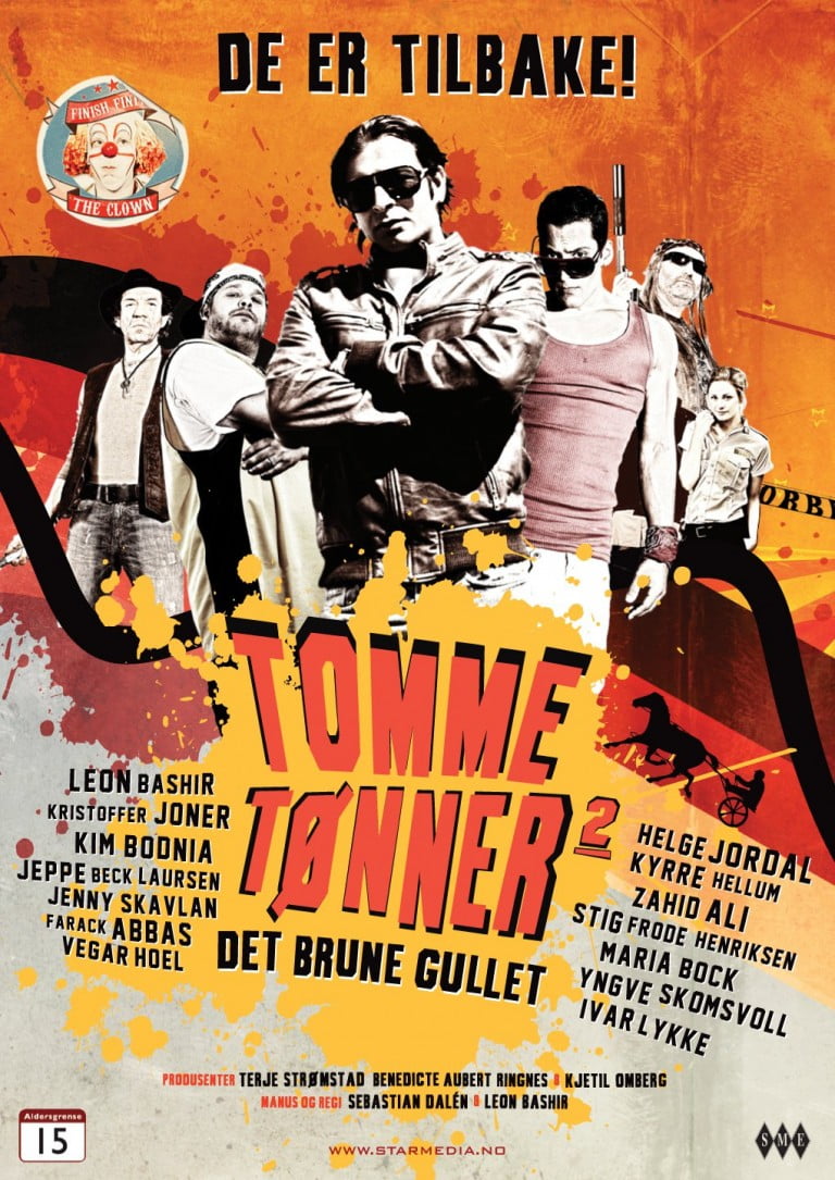Poster for the filmen "Tomme Tønner 2 - Det brune gullet"