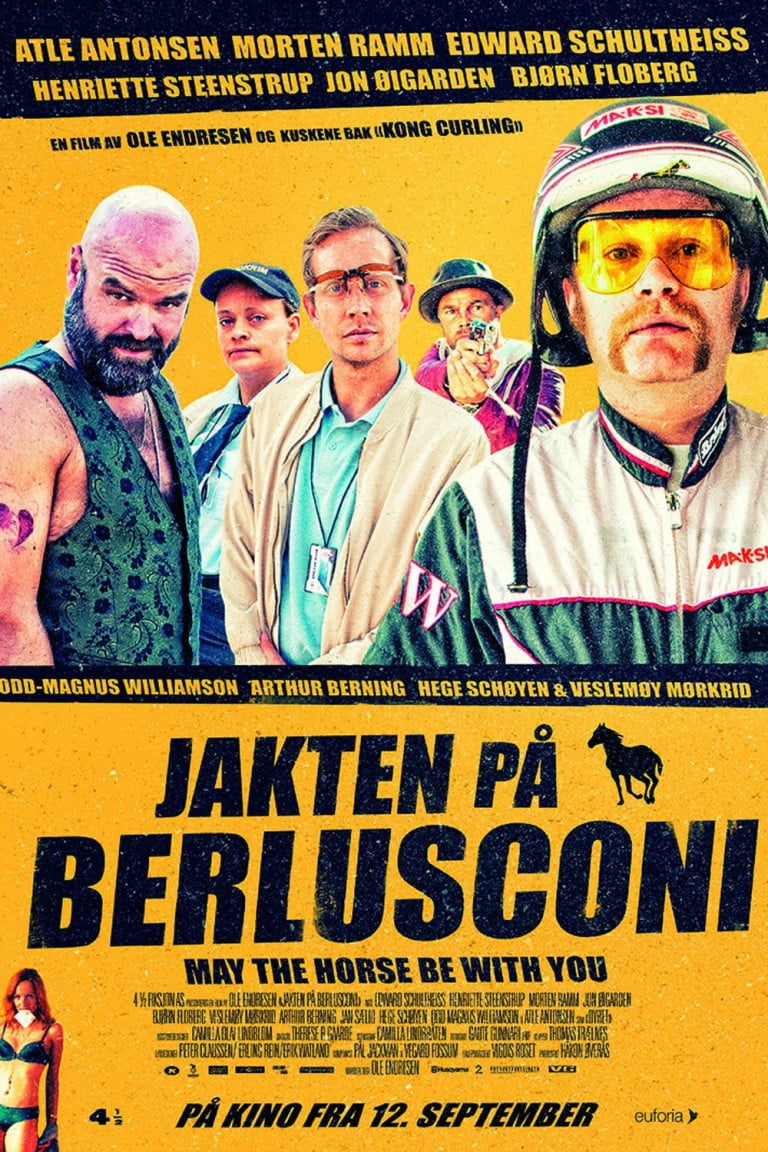 Poster for the filmen "Jakten på Berlusconi"