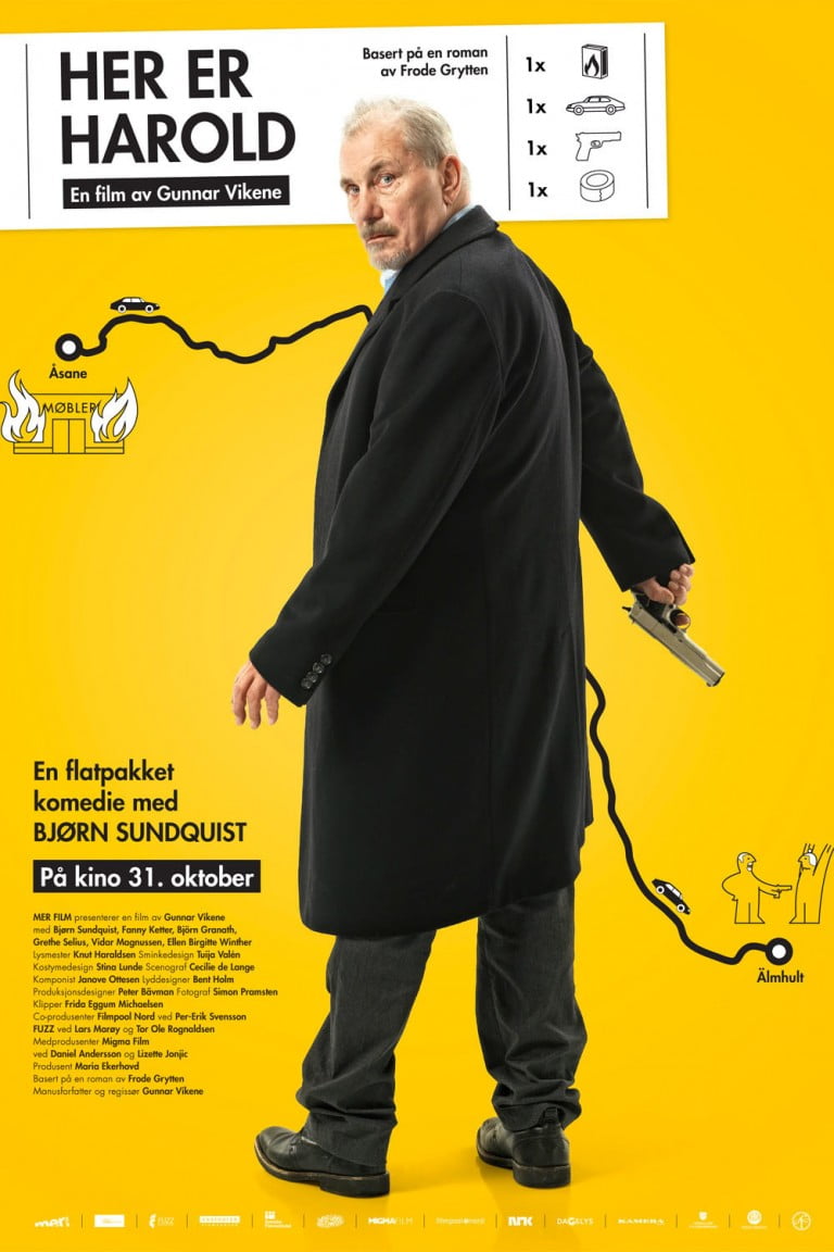 Poster for the filmen "Her er Harold"