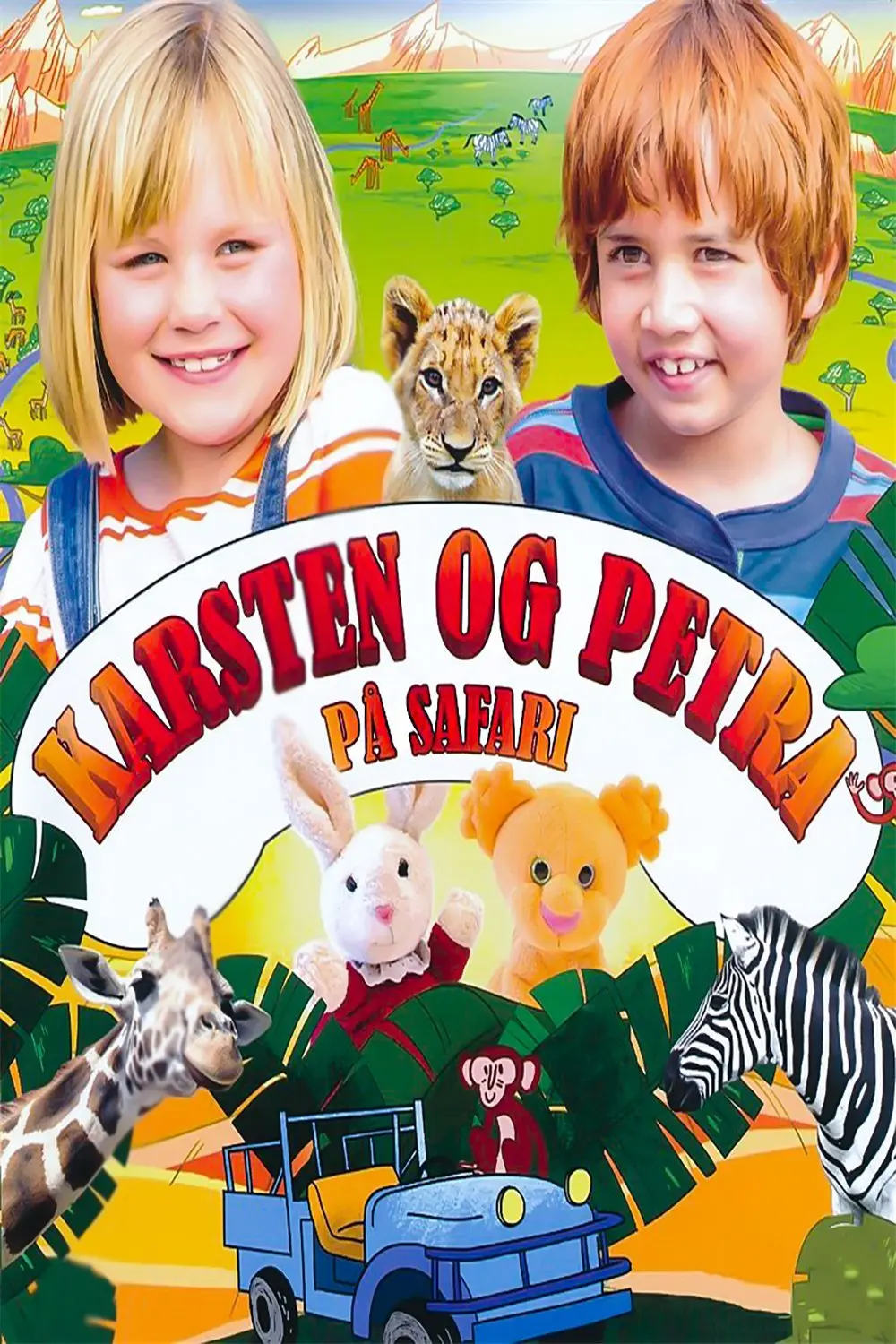 Poster for the filmen "Karsten og Petra på safari"