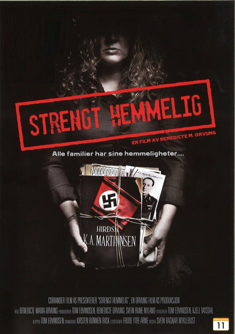 Poster for the filmen "Strengt hemmelig"